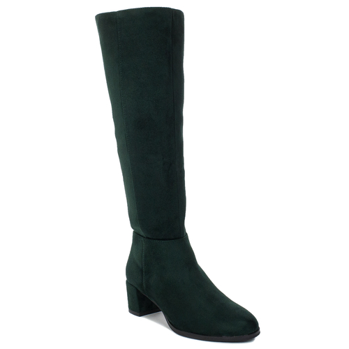 Sergio Leone KZ273 Green Knee-High Boots