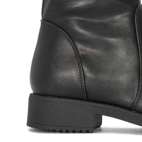 Sergio Leone KZ528 Boots warmed Black