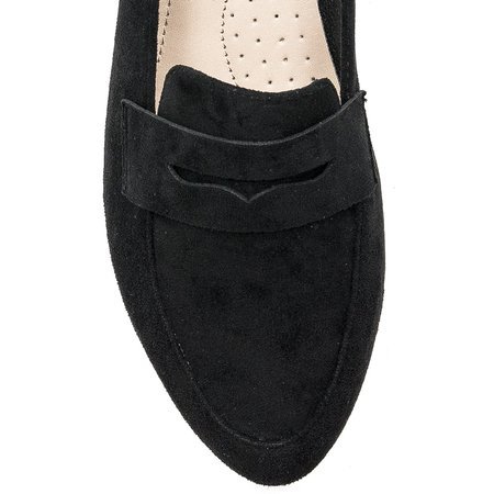 Sergio Leone MK734 Black Mic Flat Shoes