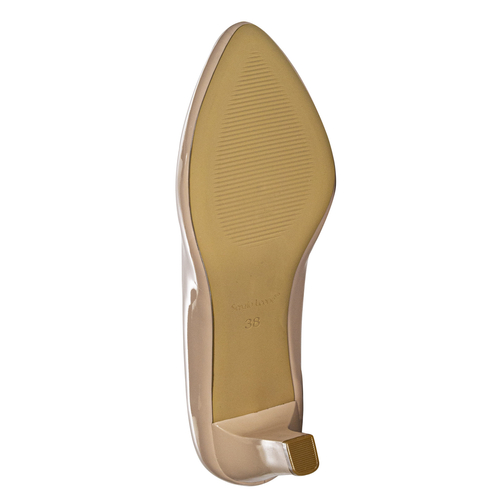 Sergio Leone Nude Pat PU Pattented Pumps