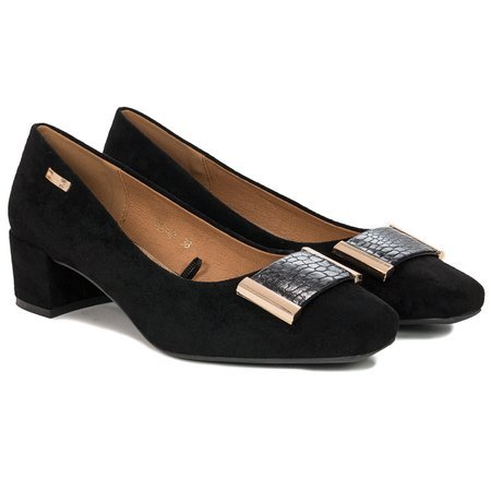 Sergio Leone PB142 Black MIC Flat Shoes