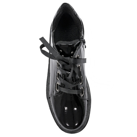 Sergio Leone PB210 Black Flat Shoes