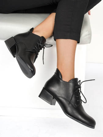 Sergio Leone PB214 Black Flat Shoes