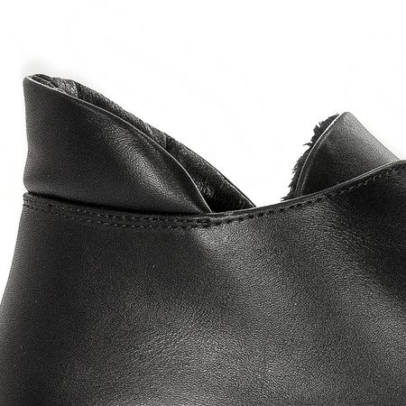Sergio Leone PB214 Black Flat Shoes