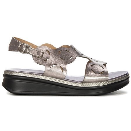 Sergio Leone SK041 Silver Sandals