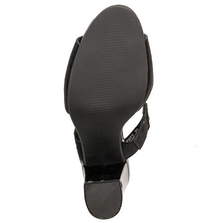 Sergio Leone SK852 Black Sandals 