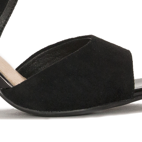 Sergio Leone SK865 Black Sandals