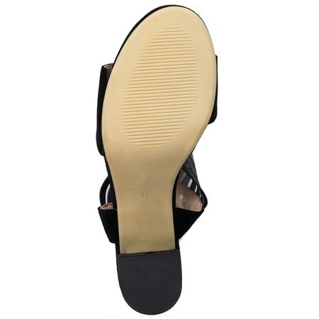 Sergio Leone SK867 Black Mic Sandals 