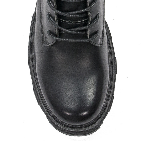 Sergio Leone TR745 Black PU Boots