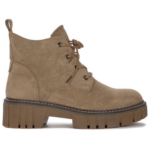 Sergio Leone TR766 Beige Suede Boots