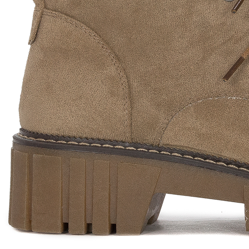 Sergio Leone TR766 Beige Suede Boots