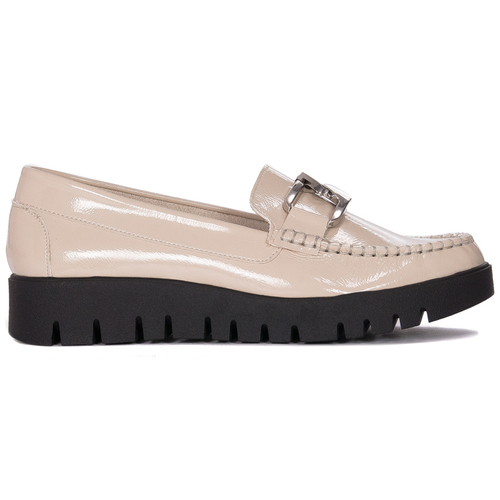 Sergio Leone Women's Beige loafers shoes