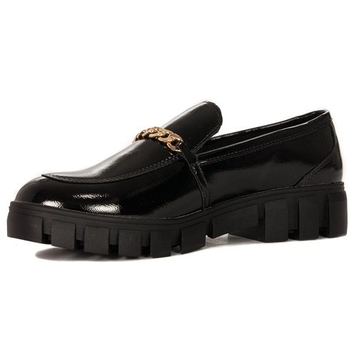 Sergio Leone Women's Black loafers shoes
