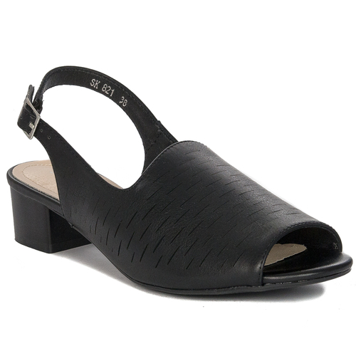 Sergio Leone women's Black sandals