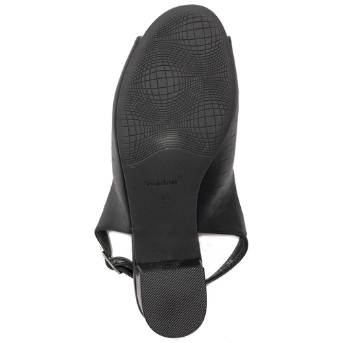 Sergio Leone women's Black sandals