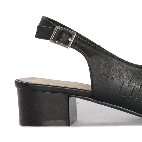 Sergio Leone women's Black sandals