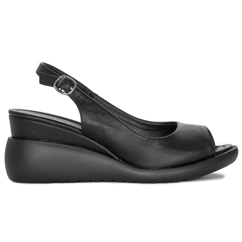 Sergio Leone women's Black sandals