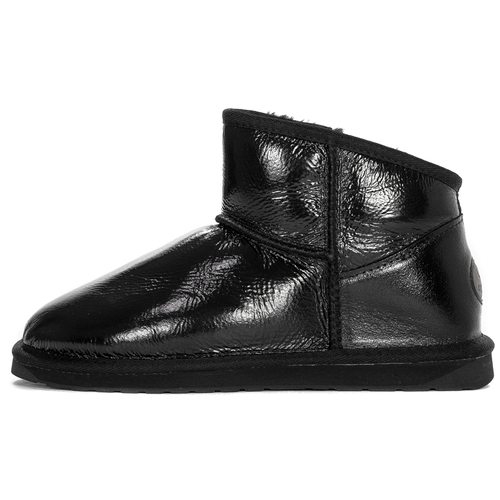 Shoes EMU Australia Black boots for women Aarons Glossy