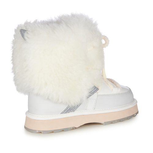 Shoes EMU Australia boots for women Blurred Glossy Coconut white