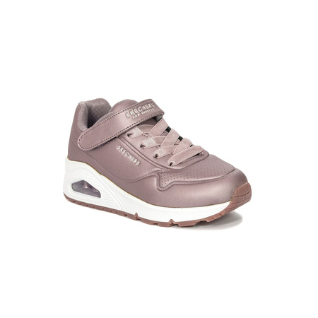 Skechers 310504L PEW Uno-Rose Shine Pewter Sneakers