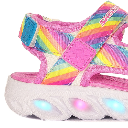 Skechers Children's girls' sandals with Velcro Hypno-Flash-Rainbow Lights