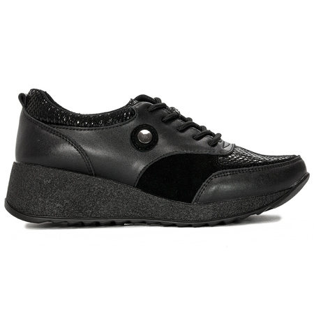 Sokolski GS J21-156 Black Flat Shoes