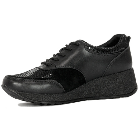 Sokolski GS J21-156 Black Flat Shoes