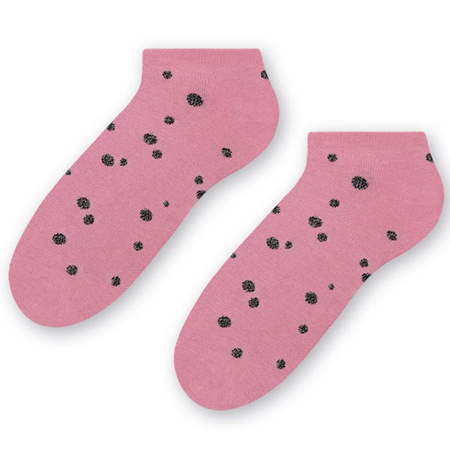 Steven 114 Powder Pink / Kropki socks 