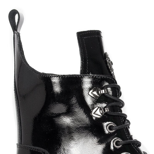 T.Sokolski Black Lacquered Women's Boots