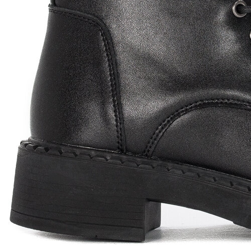 T.Sokolski Black Leather Women's Boots