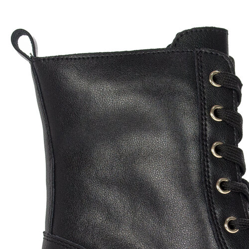 T.Sokolski Black Leather Women's Boots