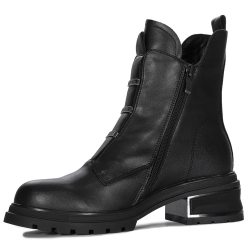 T.Sokolski Black Leather Women's Boots