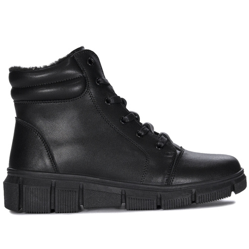 T.Sokolski Leather Women's Black Boots