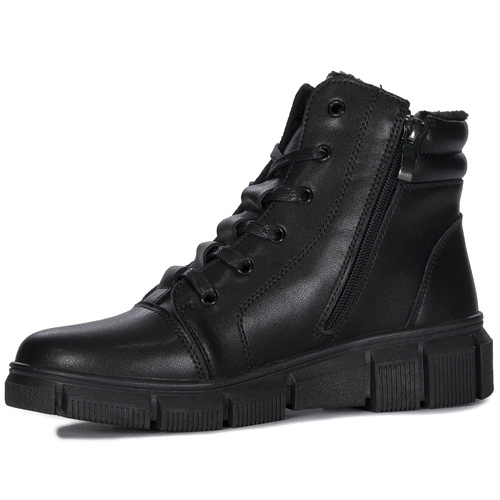 T.Sokolski Leather Women's Black Boots