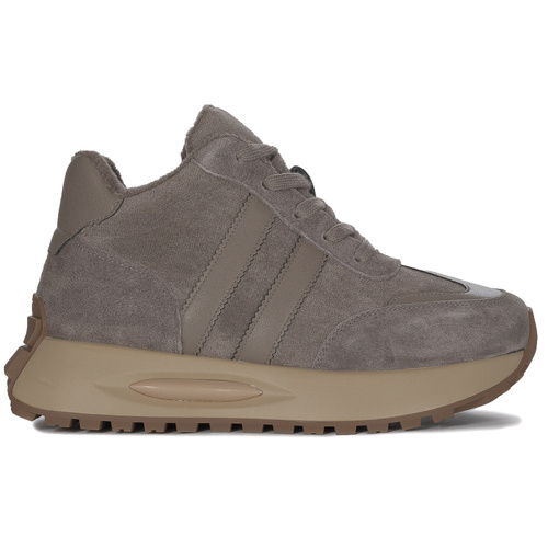 T.Sokolski Leather Women's Taupe Sneakers