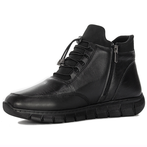 T.Sokolski Women's Black Leather Boots