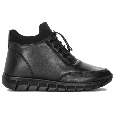 T.Sokolski Women's Black Leather Boots