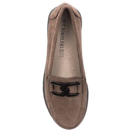 T.Sokolski women's taupe moccasins