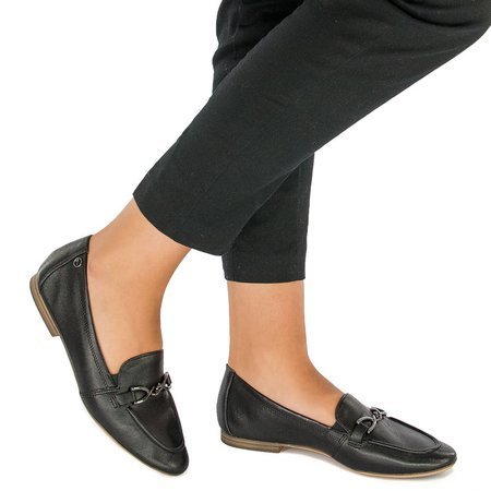 Tamaris 1-24211-24 003 Black Flat Shoes