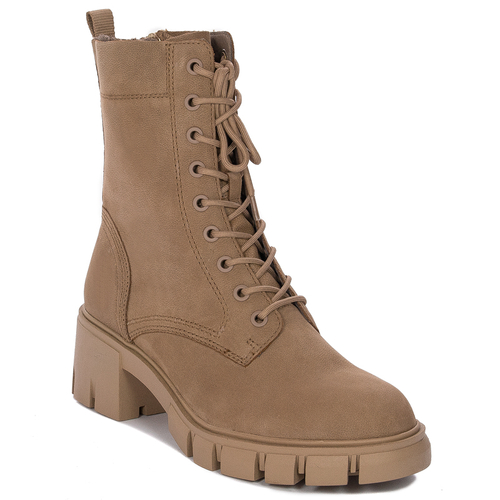 Tamaris Camel Leather Boots