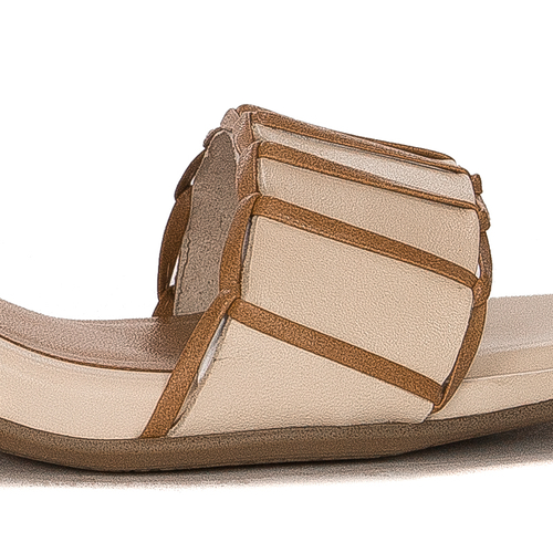 Tamaris Ivory/Muscat Sandals