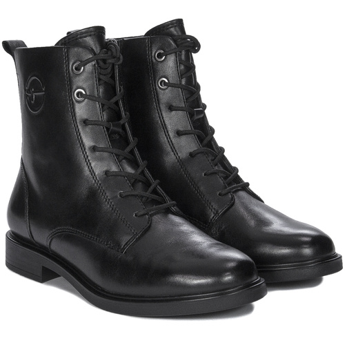 Tamaris women's Black Leather Boots