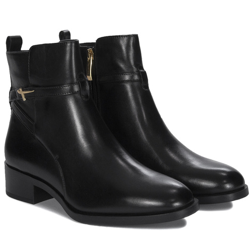 Tamaris women's Black Leather Boots