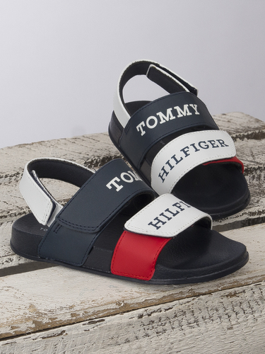 Tommy Hilfiger Kid's Sandals White Blue Red