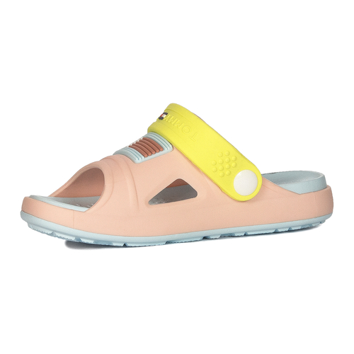 Tommy Hilfiger Kid's Slides Pink Yellow