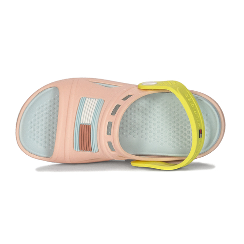 Tommy Hilfiger Kid's Slides Pink Yellow