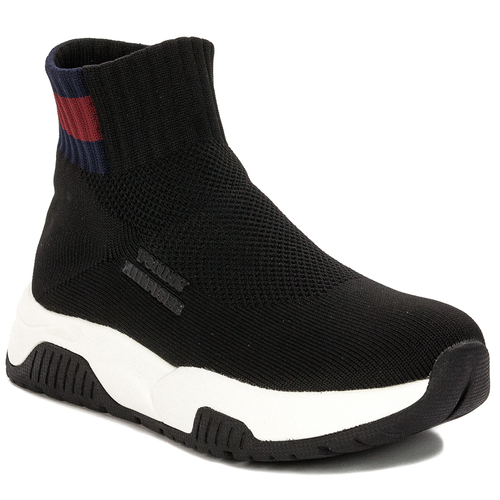 Tommy Hilfiger Women's Black High Sneakers