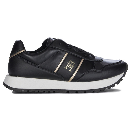 Tommy Hilfiger Women's Black Platinum Sneakers