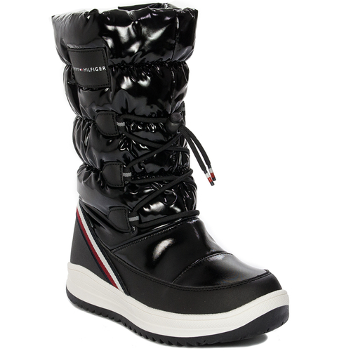 Tommy Hilfiger Women's Black Snow Boots