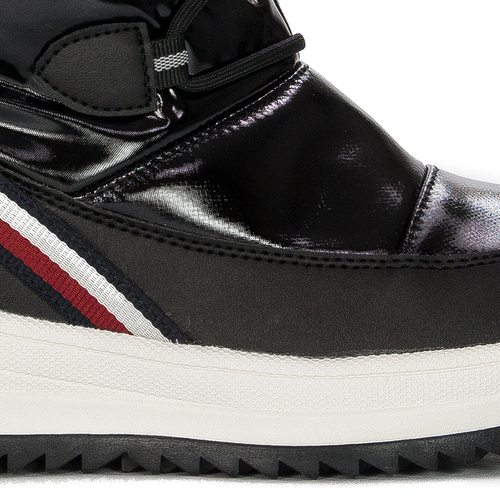 Tommy Hilfiger Women's Black Snow Boots